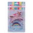 In box image of Set of Two Unicorn and Rainbow Cookie Cutter Set