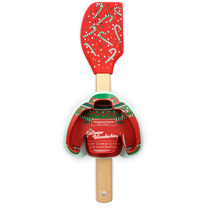 Image of Winter Wonderland Cozy Cookie Cutter Set with Spatula